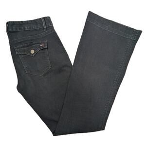 Women's Tommy Hilfiger Flare Jeans Black Size 4